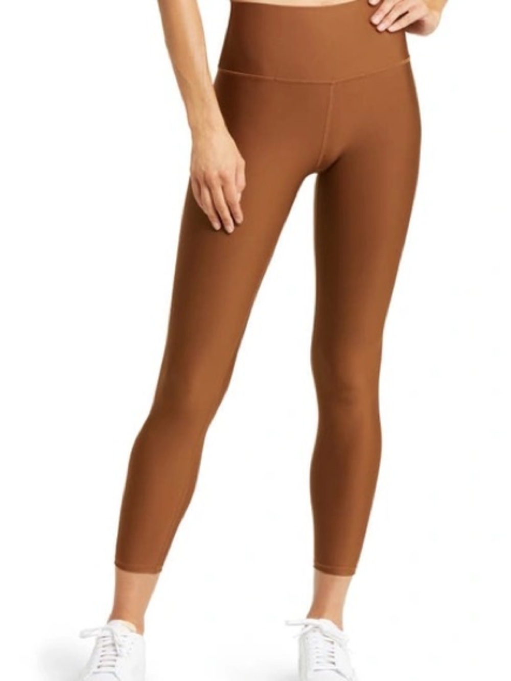 Alo Airlift Leggings in a Copper brown color